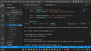 Fix: Cannot find module nodemodule/@schematics/angular/utility/test.js