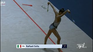 Sofia RAFFAELI (ITA) Clubs FINAL 34,55 🥇 - WC Baku 2024