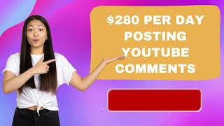 Social Media Manager Jobs | Earn $280 Per Day Posting YouTube Comments