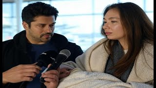 Burak Özçivit and Neslihan Atagül were seen at the airport after giving birth