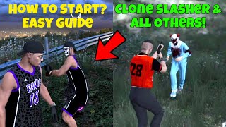 How To Easily Start \u0026 Spawn The Clone/Doppleganger + All Slasher Events GTA Online (All Locations)