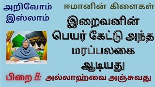 இறைவனின் பெயர் கேட்டு அந்த மரப்பலகை ஆடியது.. #அறிவோம் இஸ்லாம் #பிறை-8 #அழகியமுன்மாதிரி