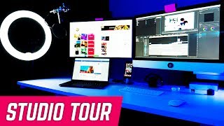 YOUTUBE STUDIO SETUP – Home Video Studio Setup And Tour (Ultimate YouTube Setup)