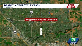 Motorcyclist killed in Modesto crash, police say