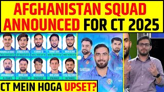 BIG UPDATE: AFGHANISTAN 15 MEMBERS SQUAD ANNOUNCED FOR CHAMPIONS TROPHY 2025, CAN THEY SURPRISE?