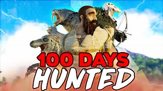 I Spent 100 Days being hunted in Ark Survival Evolved and Here's What Happened