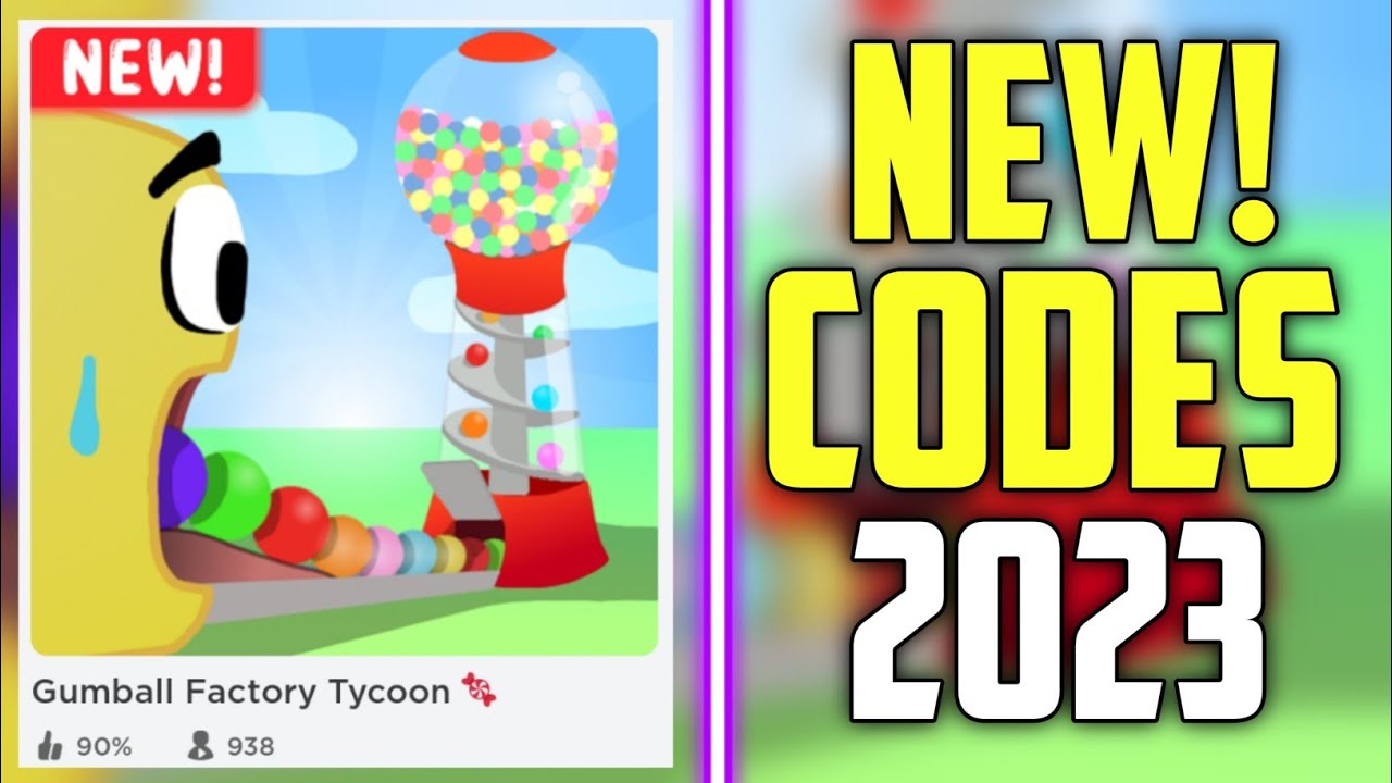 HURRY! - NEW GUMBALL FACTORY TYCOON CODES 2023! - YouTube