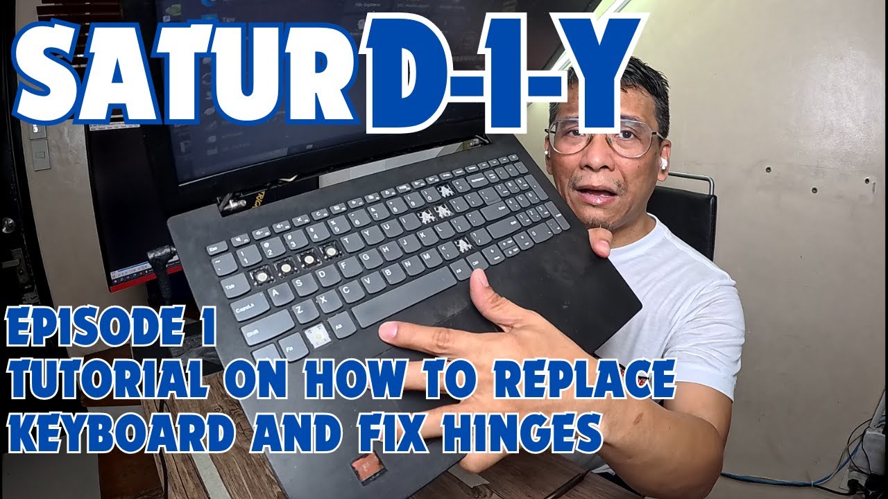 Learn How To Replace Laptop Keyboard Easily And Fix Defective Hinges ...