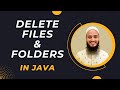 How to Delete Files and Folders Recursively Using Files Class in Java | File Handling in Java