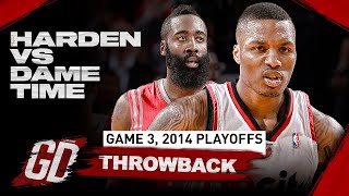 The Game James Harden & Damian Lillard PUT ON A SHOW In 2014 Playoff Duel 🔥