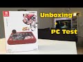 Hori Fighting Stick Mini Street Fighter II Ryu & Ken (Switch) Unboxing + PC Test