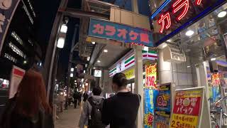 [4K]TOKYO JAPAN WALK at Kameido - Night Walking Tour at popular drinking street