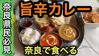 【奈良グルメ】旨辛カレーに濃厚チーズナンありました！【奈良もっち】【もぐもぐもっち】