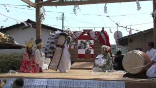 雄勝法印神楽桑浜白銀神社奉納「岩戸開」.mov