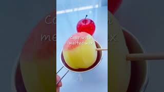 【Slime Making】Apple Candy crispy Slime🍎りんご飴スライムの作り方🍎