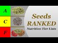 Nutrition Tier Lists: Seeds