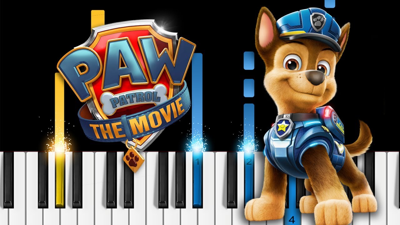 PAW Patrol: The Movie - "Good Mood" (Adam Levine) - Piano Tutorial ...