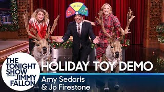 Amy Sedaris and Jo Firestone Demo the Hottest Holiday Toys
