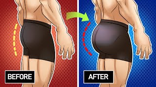 4 Glute Exercises For Men to Grow A Bigger Butt!