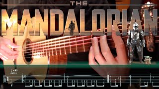 THE MANDALORIAN | Fingerstyle Guitar lesson with TAB