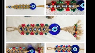 how to make macrame amulets and handmade wall decorations Göksel's Kitchen