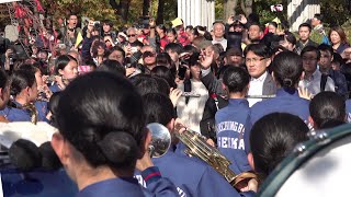 2018『精華女子高等学校 』全国マーチングコンテスト大阪城公園 練習風景