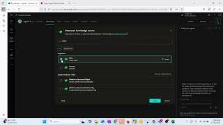Create Chat-bot/Agent using Dataverse Tables As a Knowledge Source