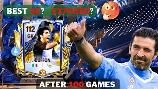 BUFFON FC MOBILE REVIEW,  107 Buffon Toty review fc mobile. #fc24 #fcmobile #fc25