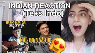 (INDO SUBS) Saya menangis Kal Ho Na Ho cover - Alip_Ba_Ta  #Shahrukhkhan #Sonunigam #INDIANREACTION