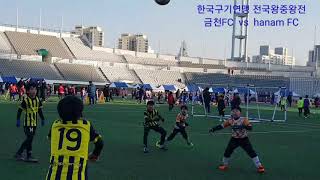 2018.2.25 목동구장 한국구기연맹 전국왕중왕전 금천FC  vs  hanam FC