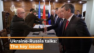 Ukraine-Russia talks: What are the key issues? I Al Jazeera Newsfeed