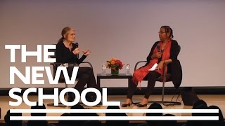 bell hooks & Gloria Steinem at Eugene Lang College