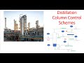 Control Scheme of Distillation Columns