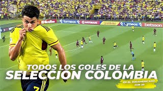 TODOS LOS GOLES DE LA SELECCION COLOMBIA SUB 20 EN EL SUDAMERICANO 2023