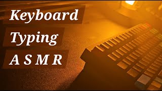 3 Hours Keyboard Typing – Pure ASMR for Sleep & Focus