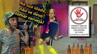 Kiko encheu muito a cara e recebe a bronca de Chaves 🍻