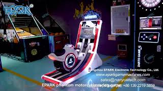 EPARK Phantom Motorcycle Coin Operated Car Racing Arcade Game Machine Driving Car Video Games