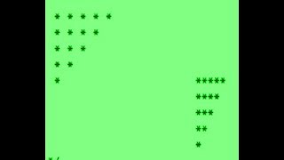 Star Triangle Pattern in Java. important question for programming interview