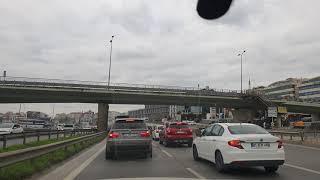 Gebze, Tuzla, Pendik, Kartal, Maltepe, Kadıköy. D100 Karayolundan Şehir Yol Görüntüleri.