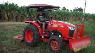 รีวิว รถไถ Kubota L3608SP การทำงานตัวตัดหญ้า 1.20เมตร คล่องตัวมาก! | PJTractor