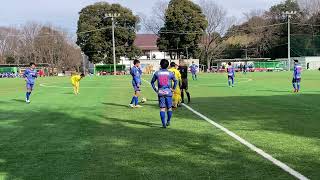 ジョカーレFC U14 U15リーグ第1節 vs レイソル長生（後半）2022.1/15