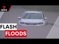 Heavy rain causes flash floods across Brisbane and the Redlands | 7NEWS