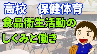 保健体育　高校４０　食品衛生活動のしくみと働き