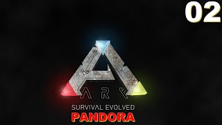 ARK PANDORA #02 - CASINHA INICIAL HUMILDE PRONTA E JÁ VOLTANDO PARA A TRETA!