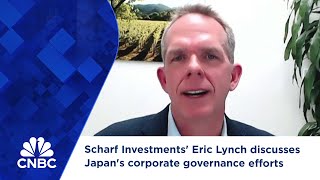 Scharf Investments' Eric Lynch discusses Japan's corporate governance efforts