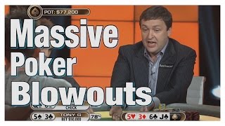Most Ridiculous Poker Blow Outs At The Pro Poker Tournaments