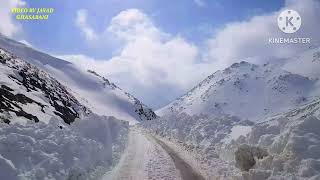 جاده زیبا برفی ❄زمستان زیبا❄