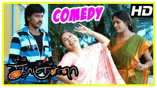 Kanchana | Tamil Movie Comedy | Part 1 | Raghava Lawrence | Kovai Sarala | Devadarshini | Muni 2