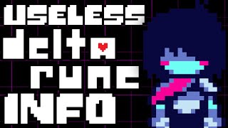 10 Minutes of Useless Deltarune Information