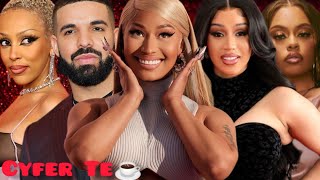 Drake shades Nicki & Rihanna‼️ Cardi B wins Tasha k again‼️Is Doja a Racist⁉️ Latto x Grammys⁉️